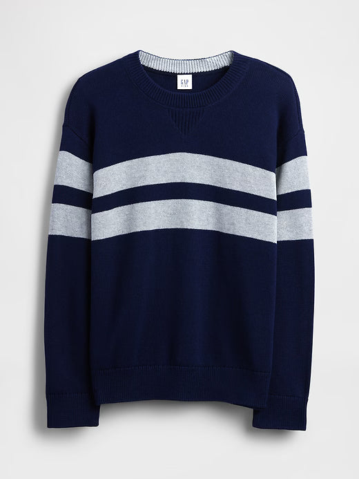 Kids Relaxed Crewneck Sweater
